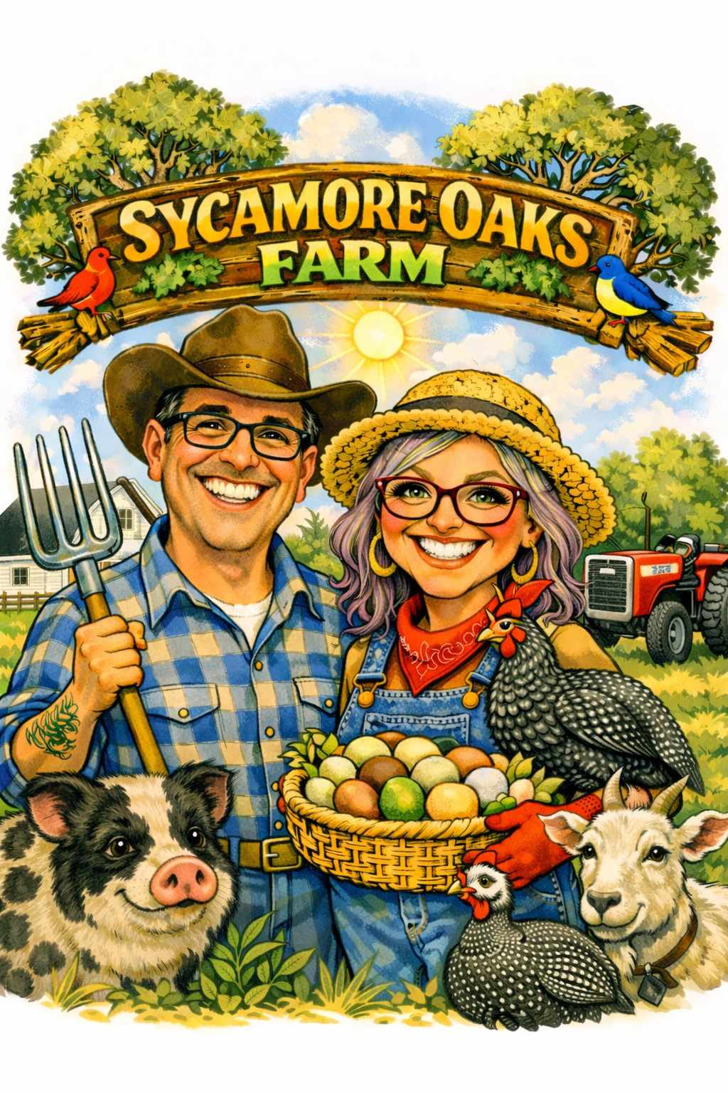 Sycamore Oaks Farm illustration